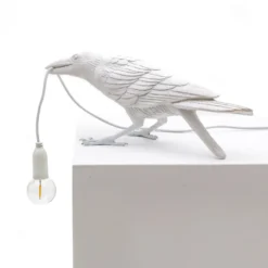 SELETTI Bird Lamp Lámpara decorativa LED, jugando, blanca