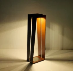 Skaal Linterna solar LED con sensor, Corte, 70 cm