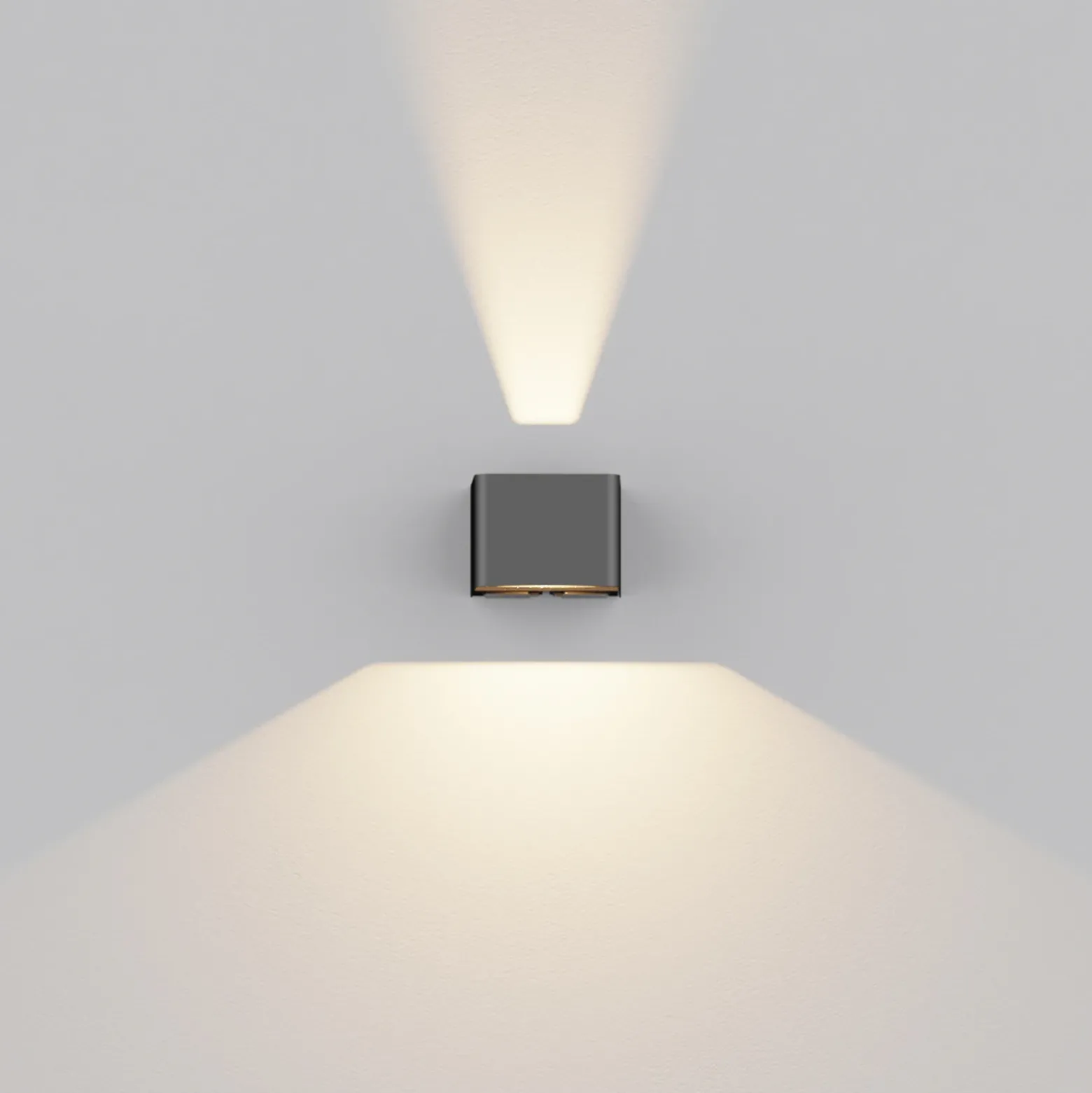 SLC Shadow aplique LED exterior up/down 2 x Schuko