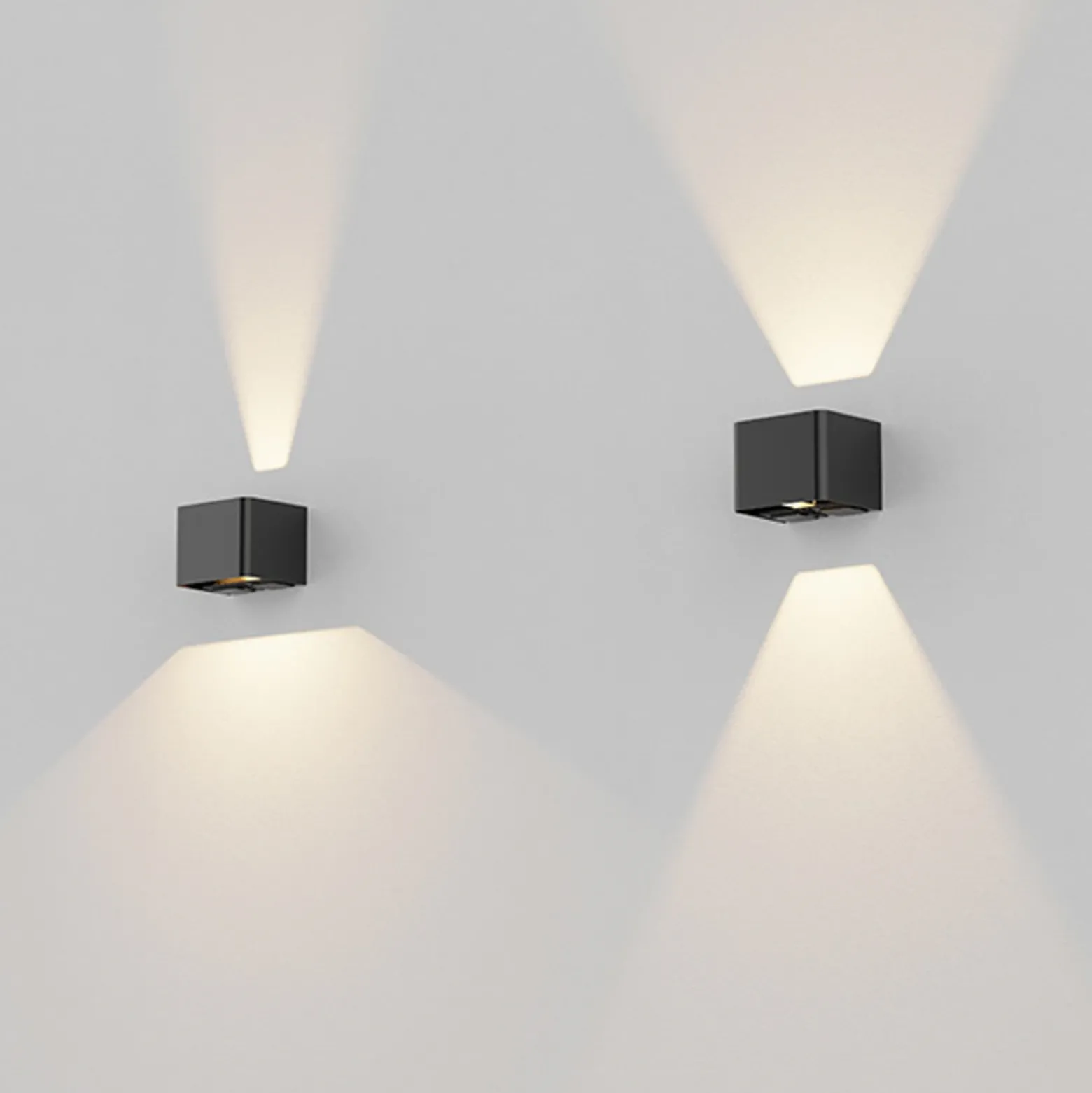 SLC Shadow aplique LED exterior up/down 2 x Schuko