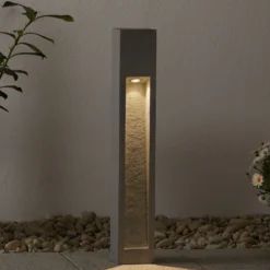 SLV Arrock Stone Bolardo luminoso LED de piedra natural