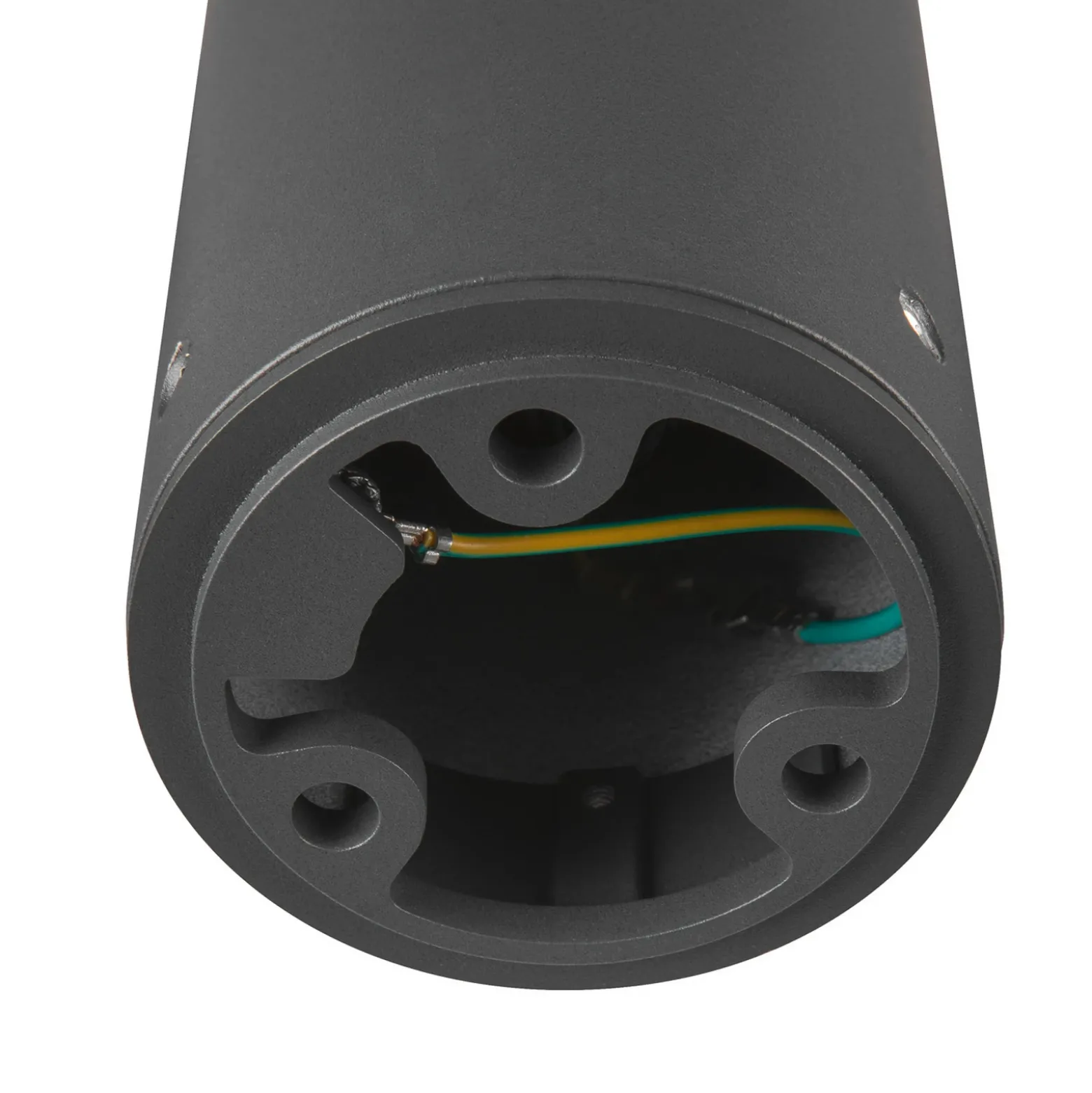 SLV Bolardo luminoso LED I-Ring, antracita, aluminio, altura 65 cm