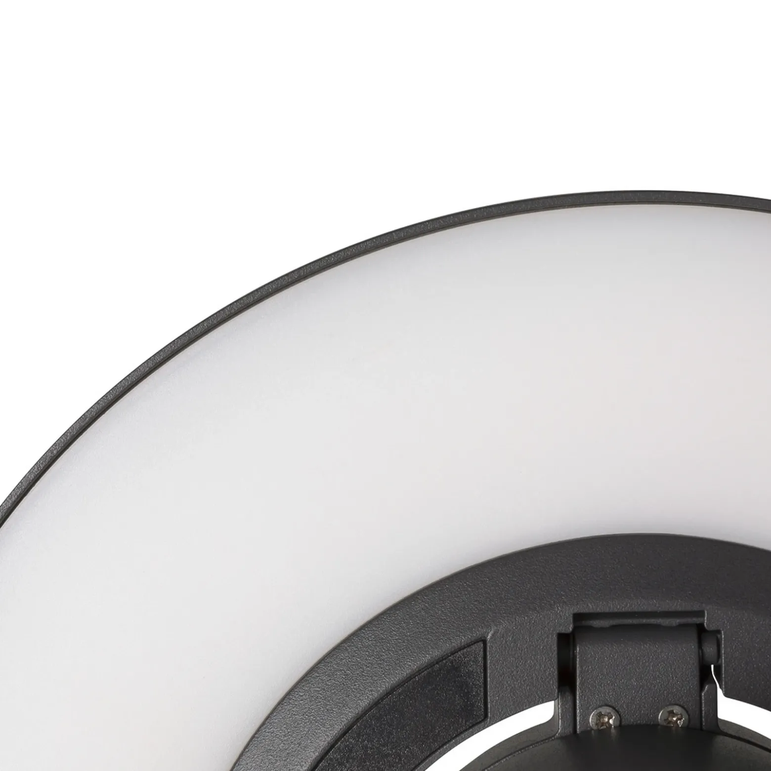 SLV Bolardo luminoso LED I-Ring, antracita, aluminio, altura 65 cm