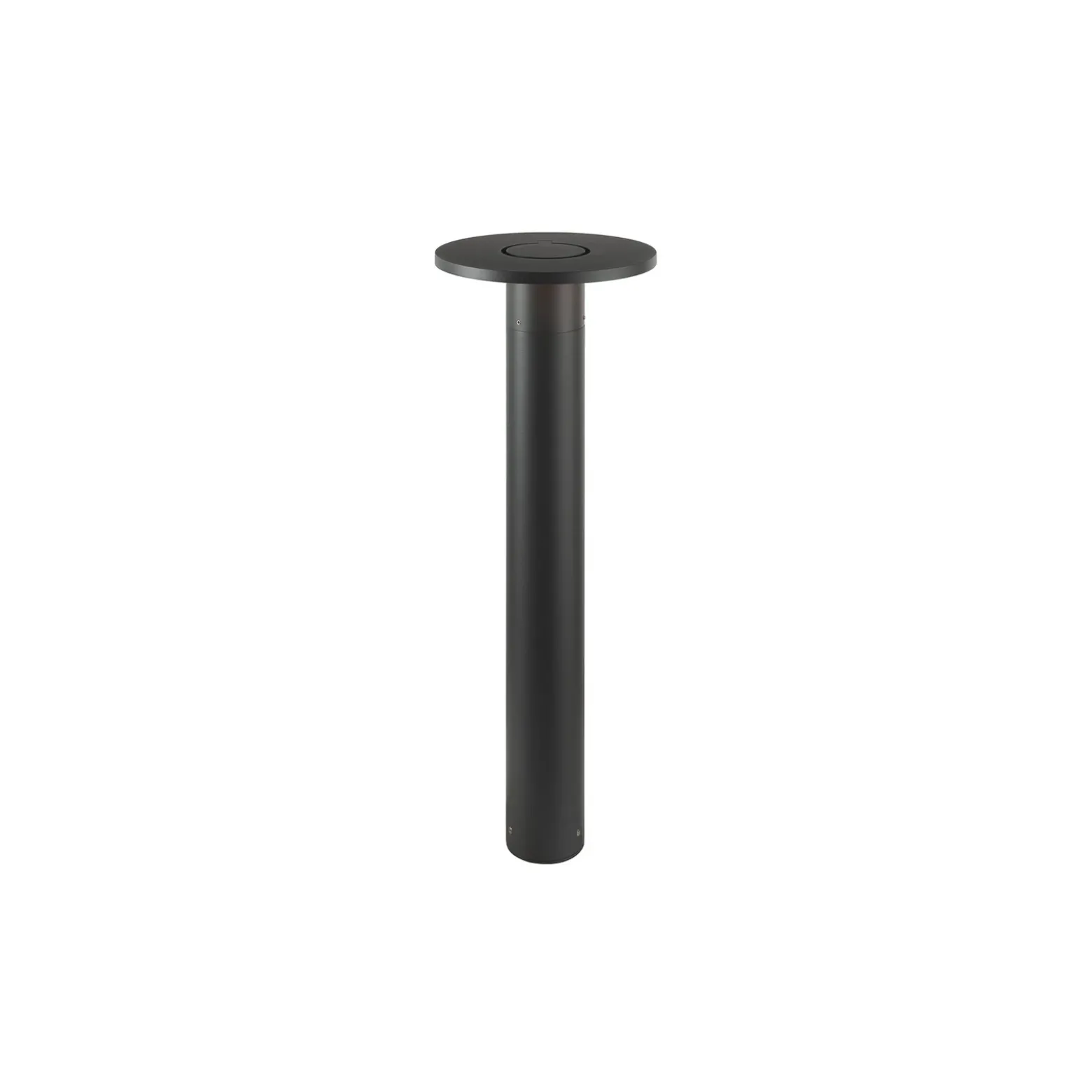 SLV Bolardo luminoso LED I-Ring, antracita, aluminio, altura 65 cm