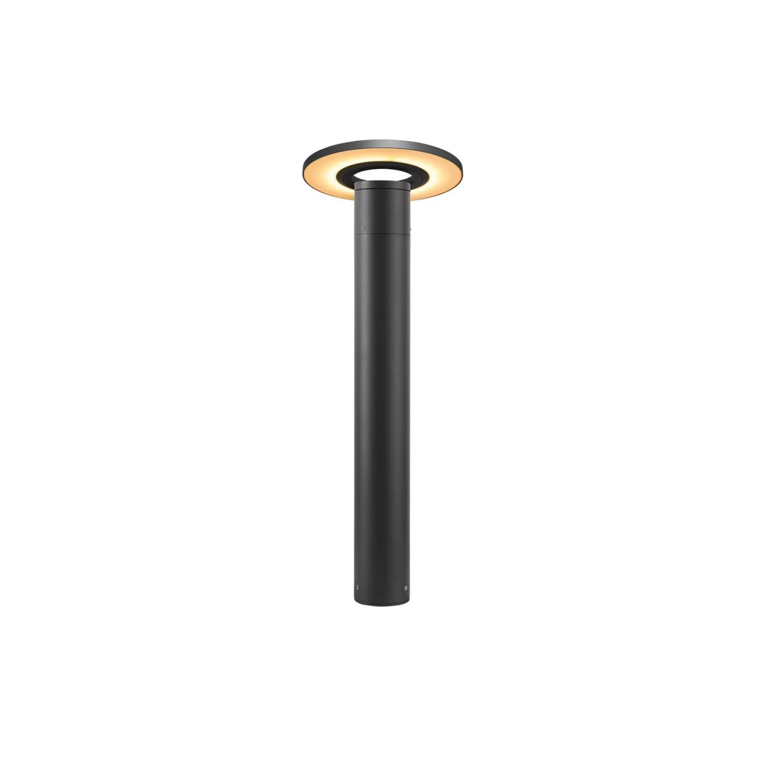 SLV Bolardo luminoso LED I-Ring, antracita, aluminio, altura 65 cm