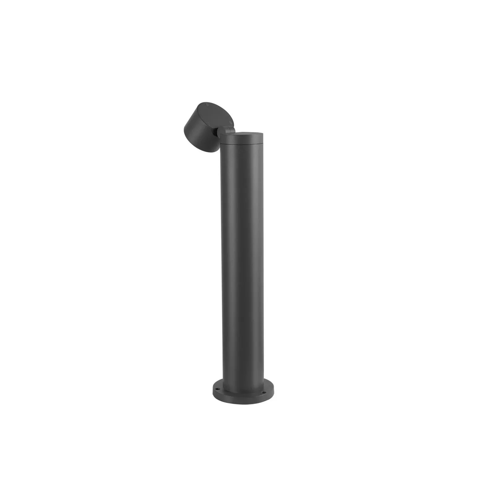 SLV Bolardo luminoso LED R-Cube 70, antracita, aluminio, altura 70 cm