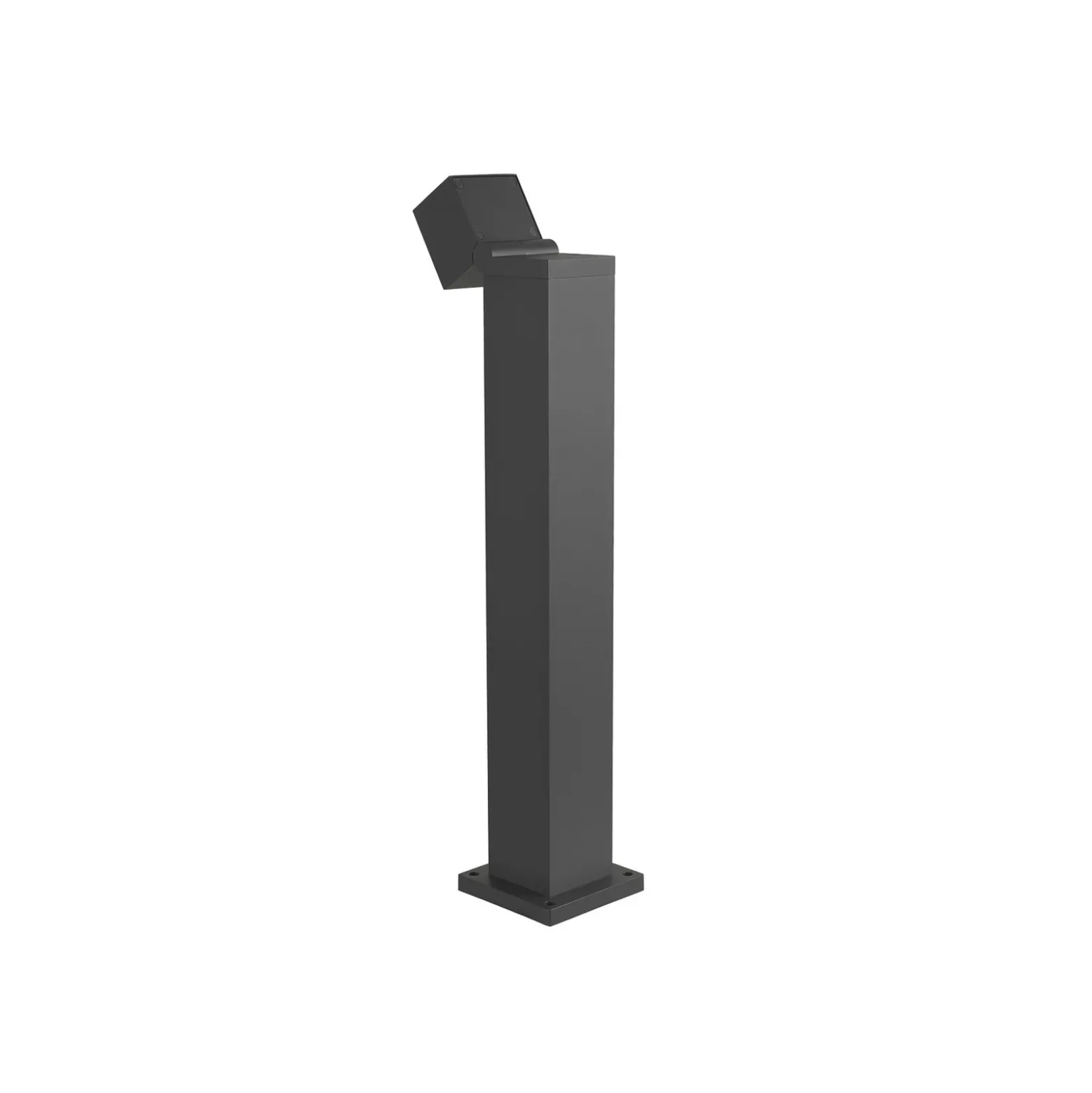 SLV Bolardo luminoso LED S-Cube 75, antracita, aluminio, altura 75 cm
