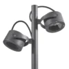 SLV Bolardo luminoso Sitra, 2 luces, antracita, aluminio, GX53, IP44