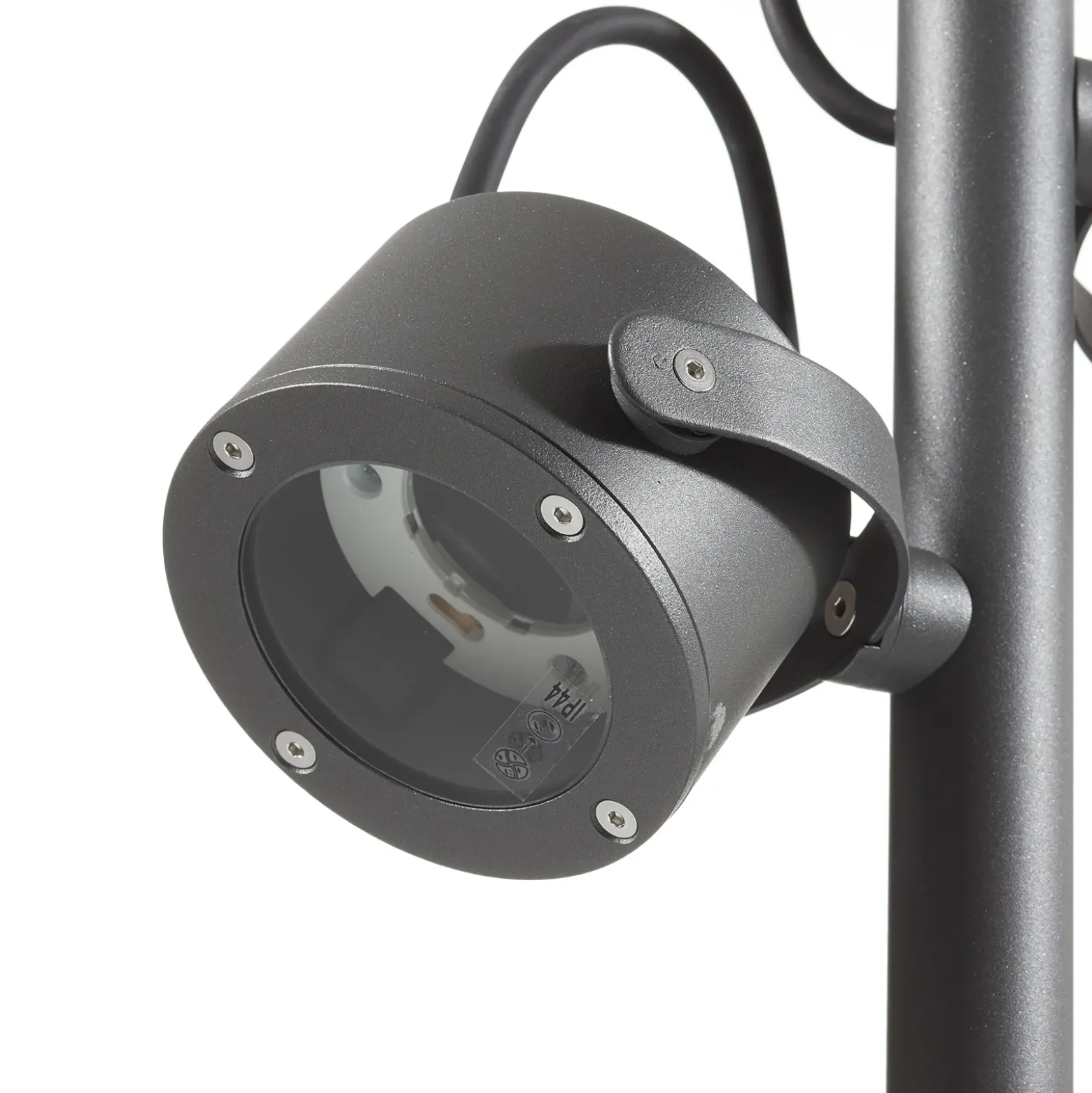 SLV Bolardo luminoso Sitra, 2 luces, antracita, aluminio, GX53, IP44