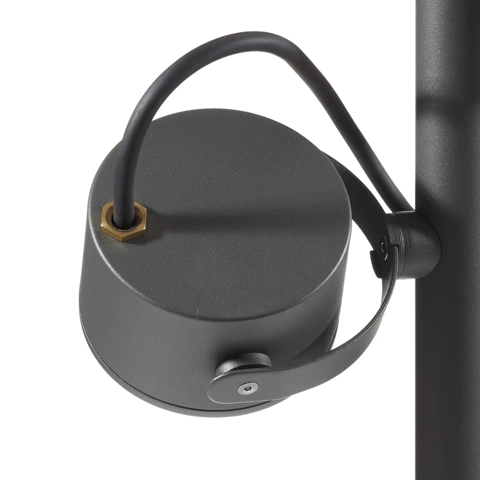 SLV Bolardo luminoso Sitra, 2 luces, antracita, aluminio, GX53, IP44