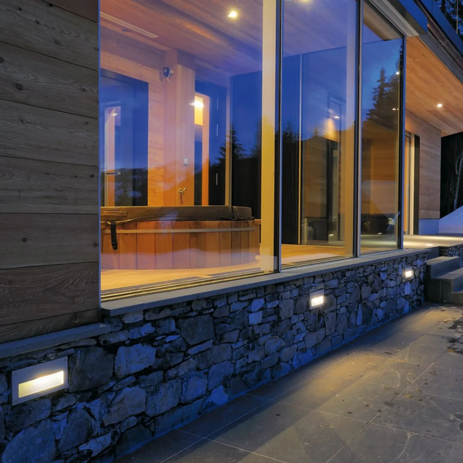 SLV Brick Aplique empotrable LED 3.000K