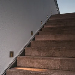 SLV Concreto lámpara de pared LED empotrable IP65, estrecha