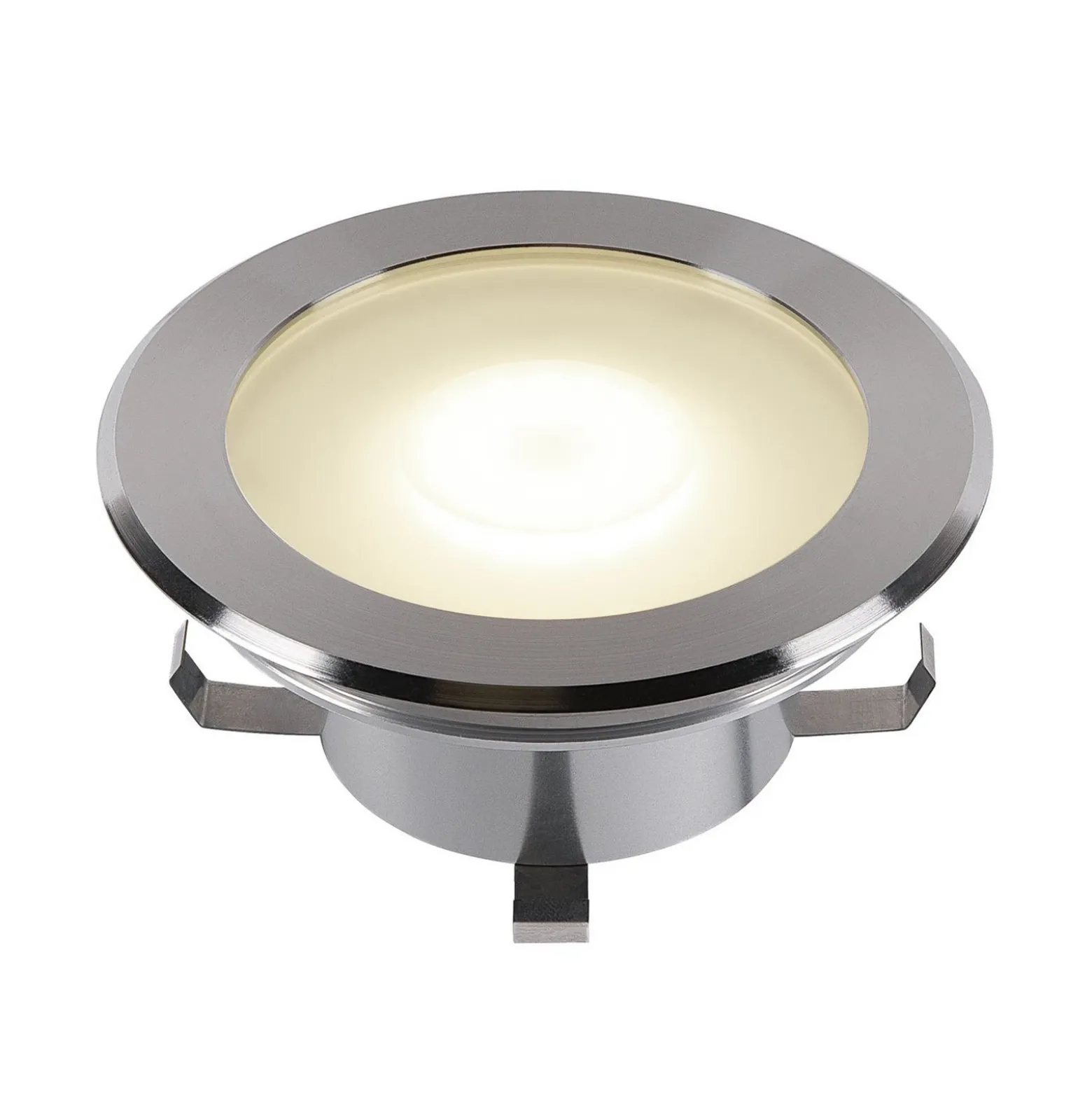 SLV Dasar Flat 120 Lámpara de suelo empotrable LED, 3.000 K
