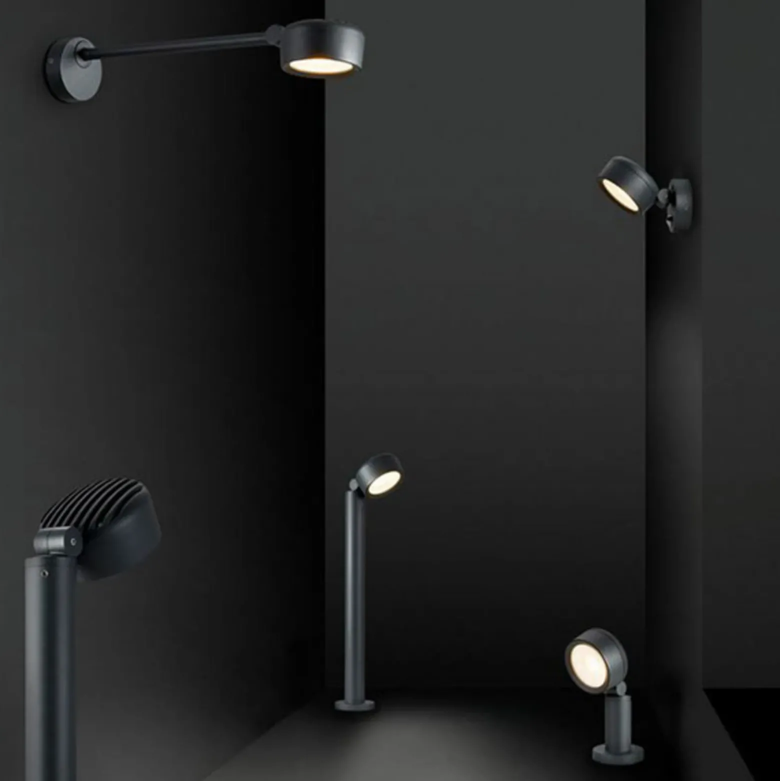 SLV Eskina D Aplique para exterior LED, regulable