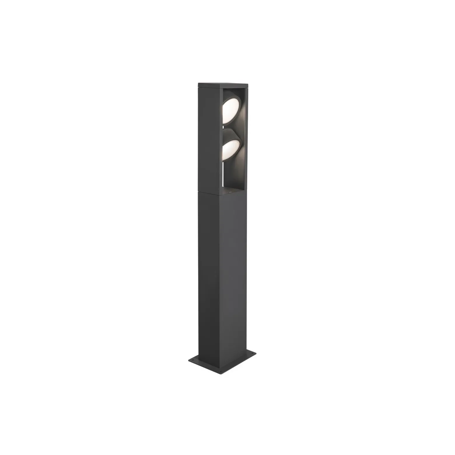 SLV Eskina Frame 75 bolardo luminoso LED, antracita, aluminio, IP65, CCT