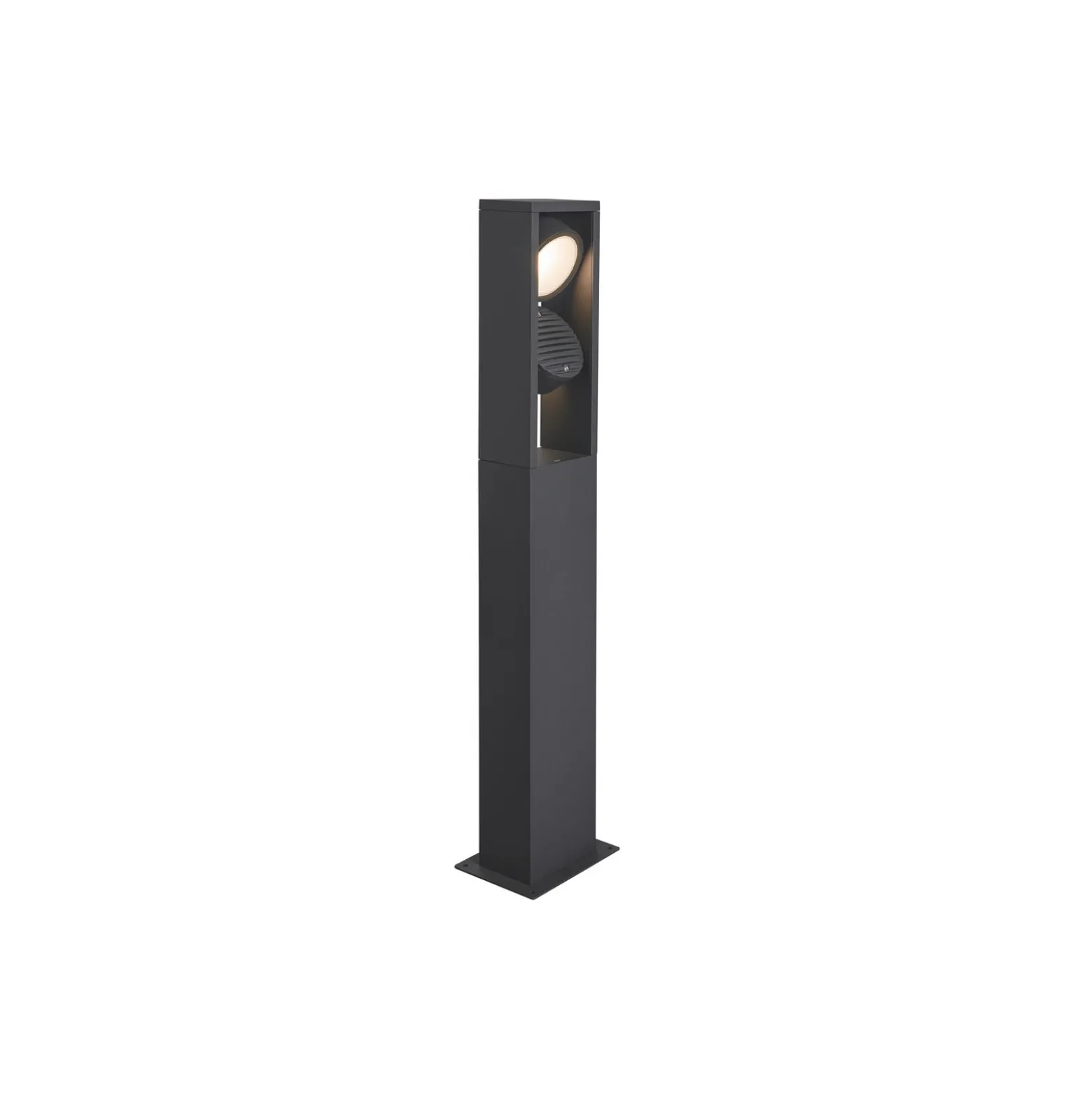 SLV Eskina Frame 75 bolardo luminoso LED, antracita, aluminio, IP65, CCT