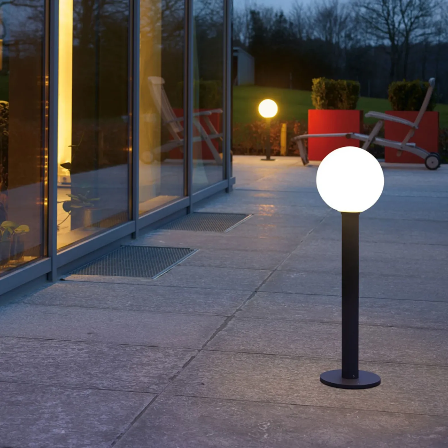 SLV Gloo Pure 70 bolardo luminoso, altura 70 cm
