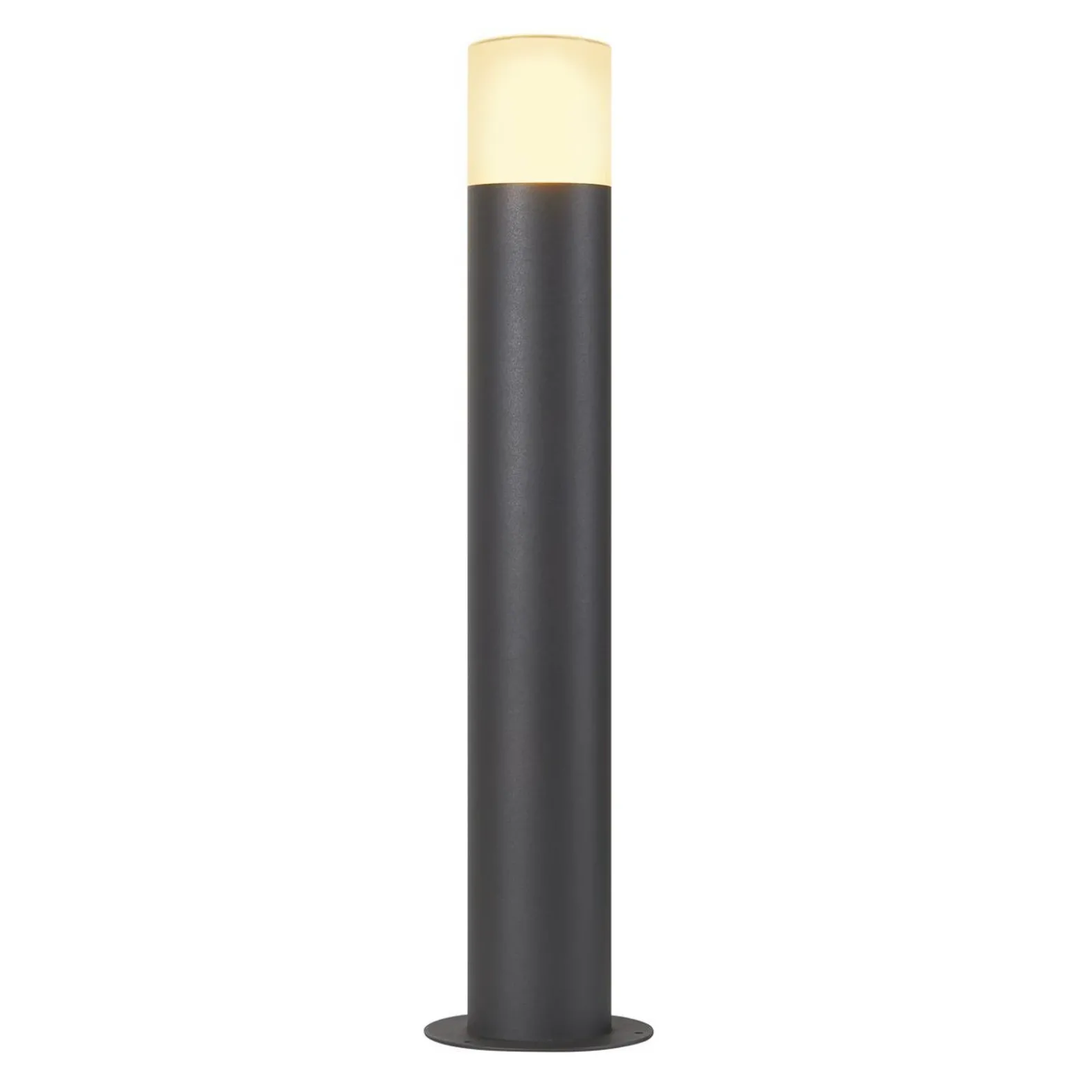 SLV Grafit bolardo luminoso antracita cilindro 60 cm