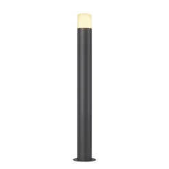 SLV Grafit bolardo luminoso antracita cilindro 90 cm