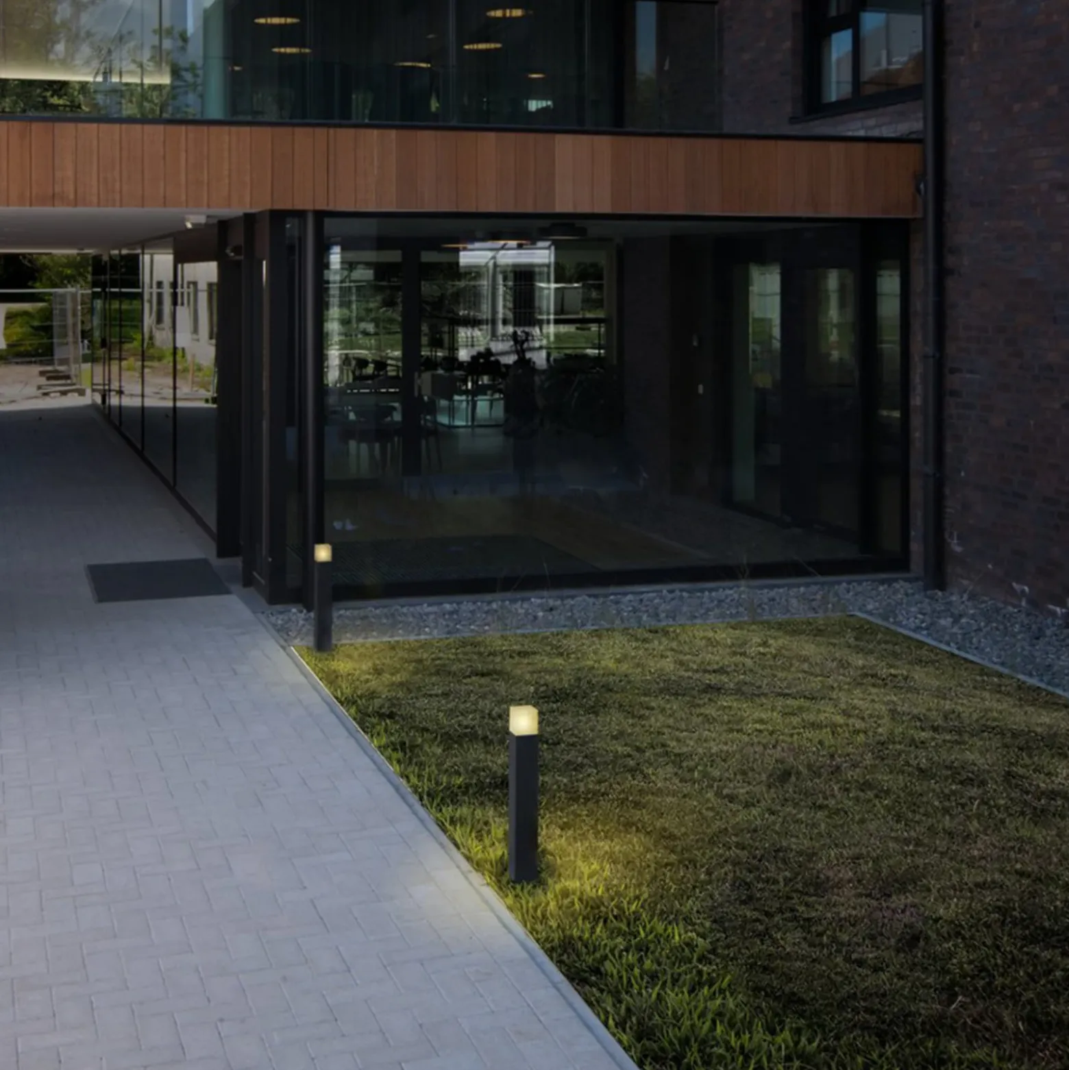 SLV Grafit bolardo luminoso 60 cm
