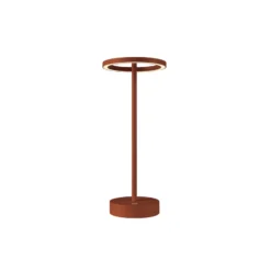 SLV Lámpara LED recargable Vinolina One, óxido, 2.700 K, altura 33 cm