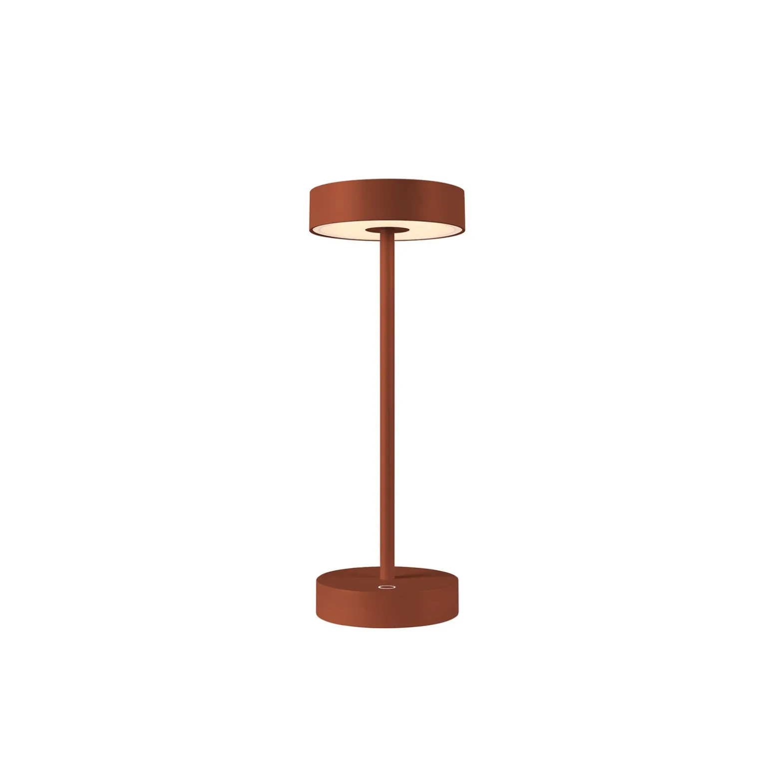 SLV Lámpara LED recargable Vinolina, óxido, CCT, aluminio, altura 32,3 cm