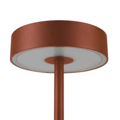 SLV Lámpara LED recargable Vinolina, óxido, CCT, aluminio, altura 32,3 cm