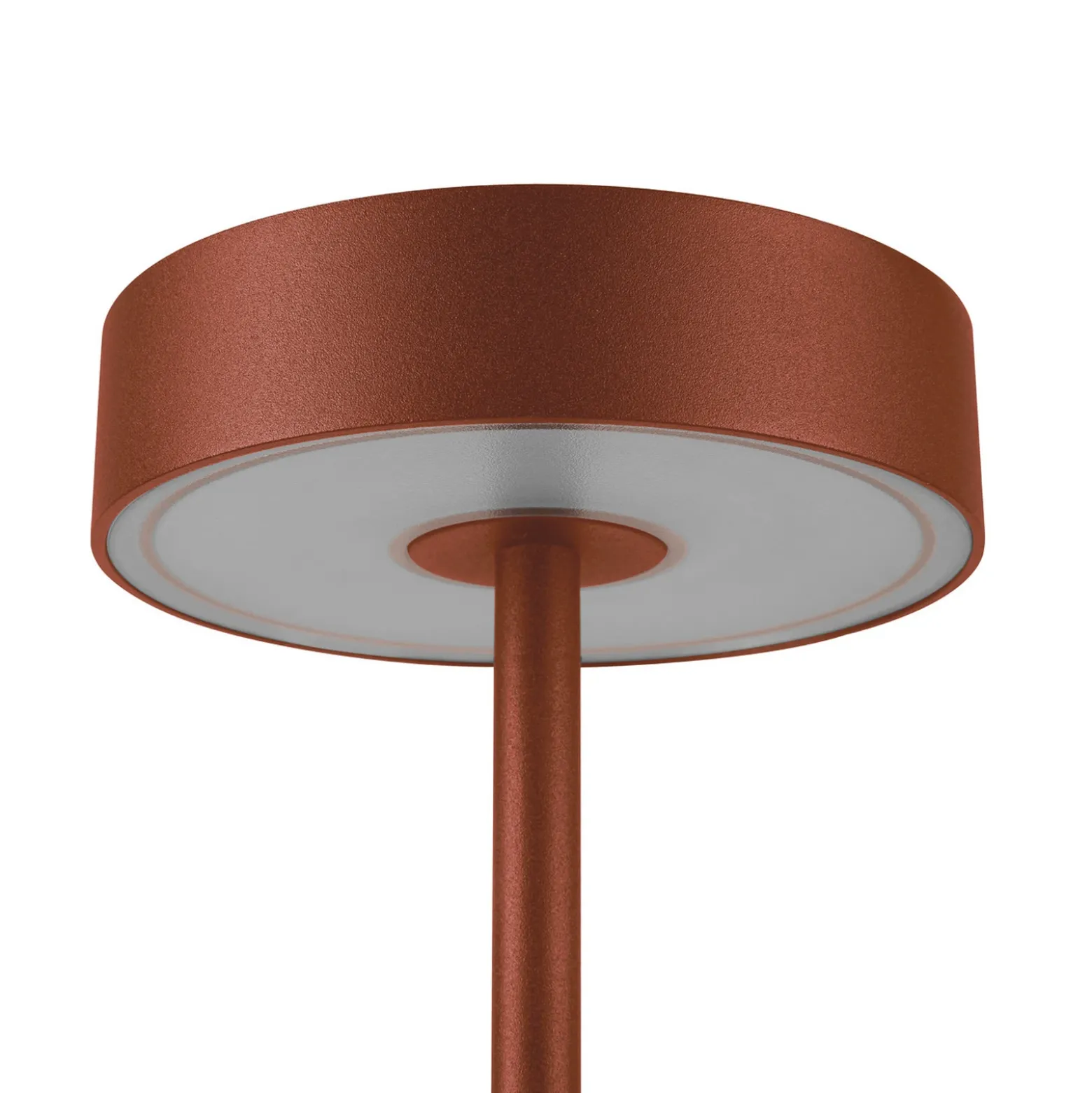 SLV Lámpara LED recargable Vinolina, óxido, CCT, aluminio, altura 32,3 cm