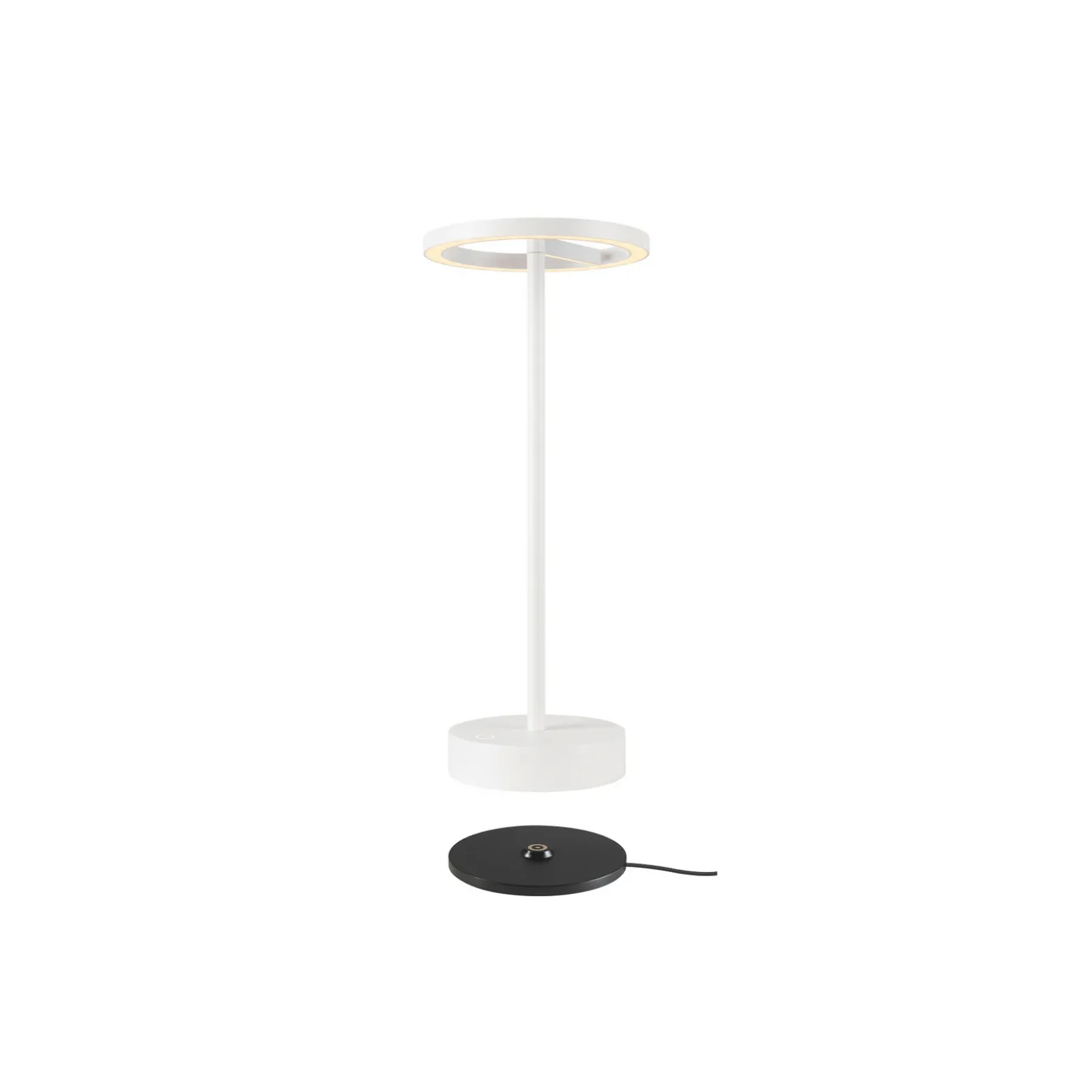 SLV Lámpara LED recargable Vinolina One, blanca, 2.700 K, altura 33 cm