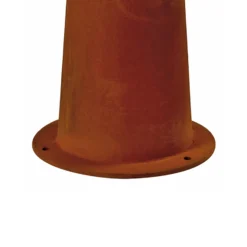 SLV Lámpara sobremuro Rusty 40, color óxido, acero, altura 40 cm
