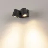 SLV Myra aplique para exterior, 2 luces, antracita