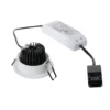 SLV Patta-I Lámpara empotrable LED, redonda, blanco mate