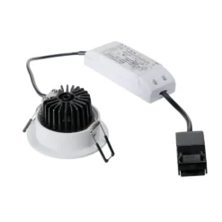 SLV Patta-I Lámpara empotrable LED, redonda, blanco mate