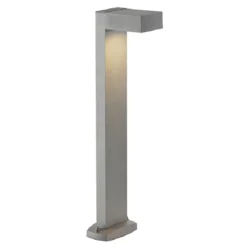 SLV Quadrasyl 75 - Bolardo luminoso, gris