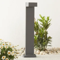SLV Quadrasyl 75 - Bolardo luminoso, antracita