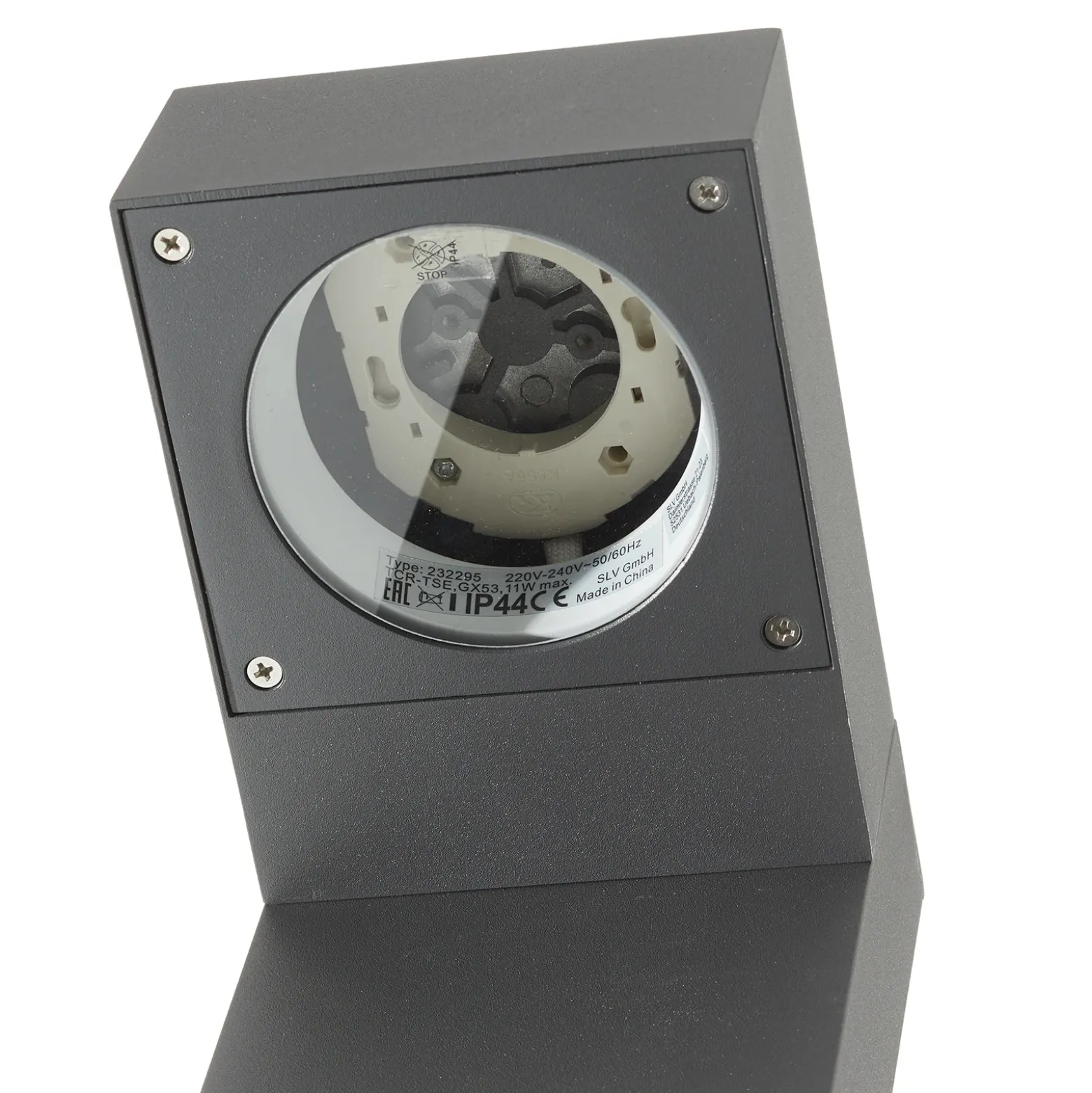 SLV Quadrasyl 75 - Bolardo luminoso, antracita