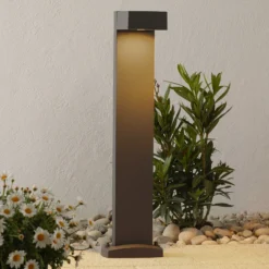 SLV Quadrasyl 75 - Bolardo luminoso, antracita