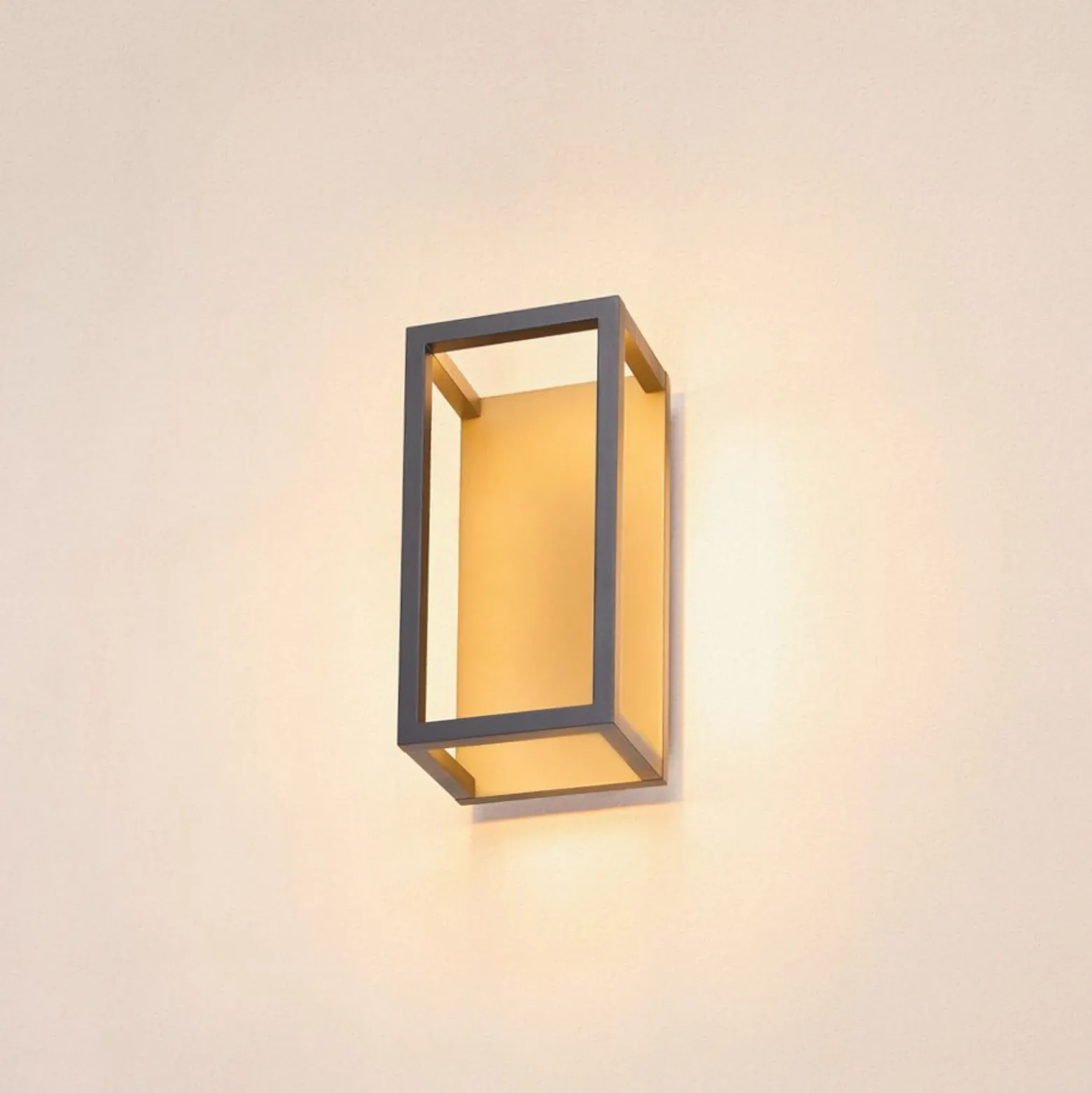 SLV Quadrulo Aplique para exterior indirecto LED antracita