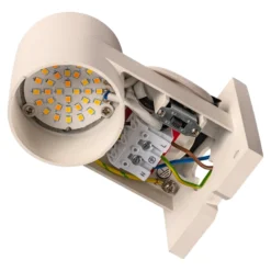 SLV Rusty aplique LED de exterior up/down cuadrado