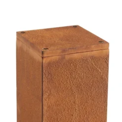 SLV Rusty Slot 80 luz de zócalo marrón óxido