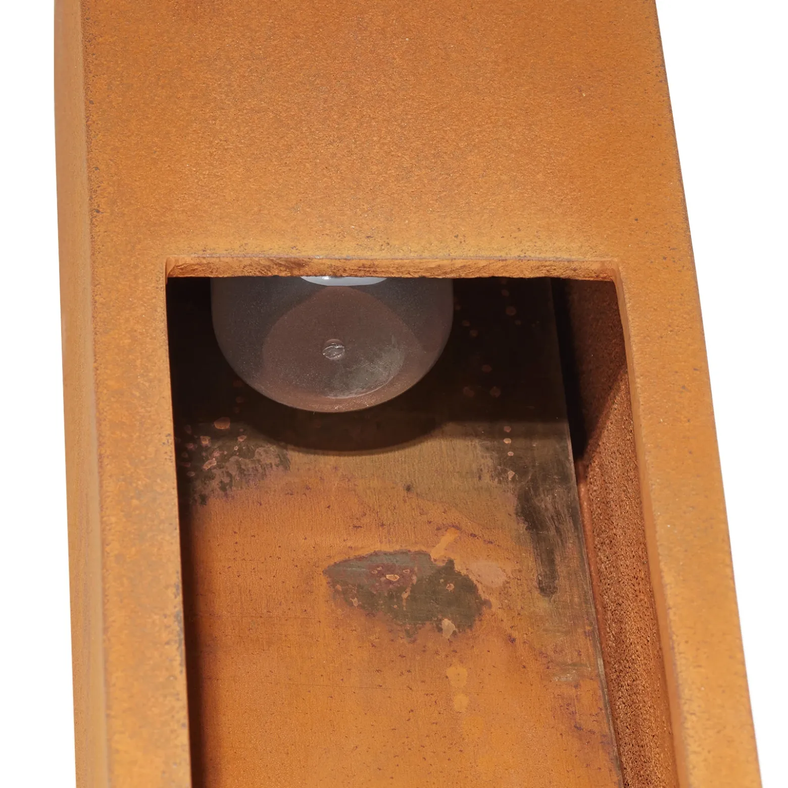 SLV Rusty Slot 80 luz de zócalo marrón óxido