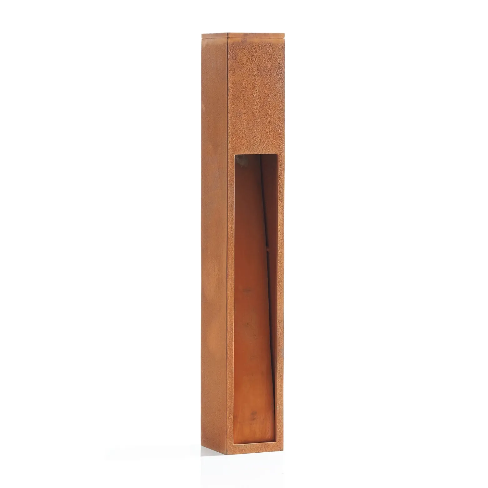 SLV Rusty Slot 80 luz de zócalo marrón óxido
