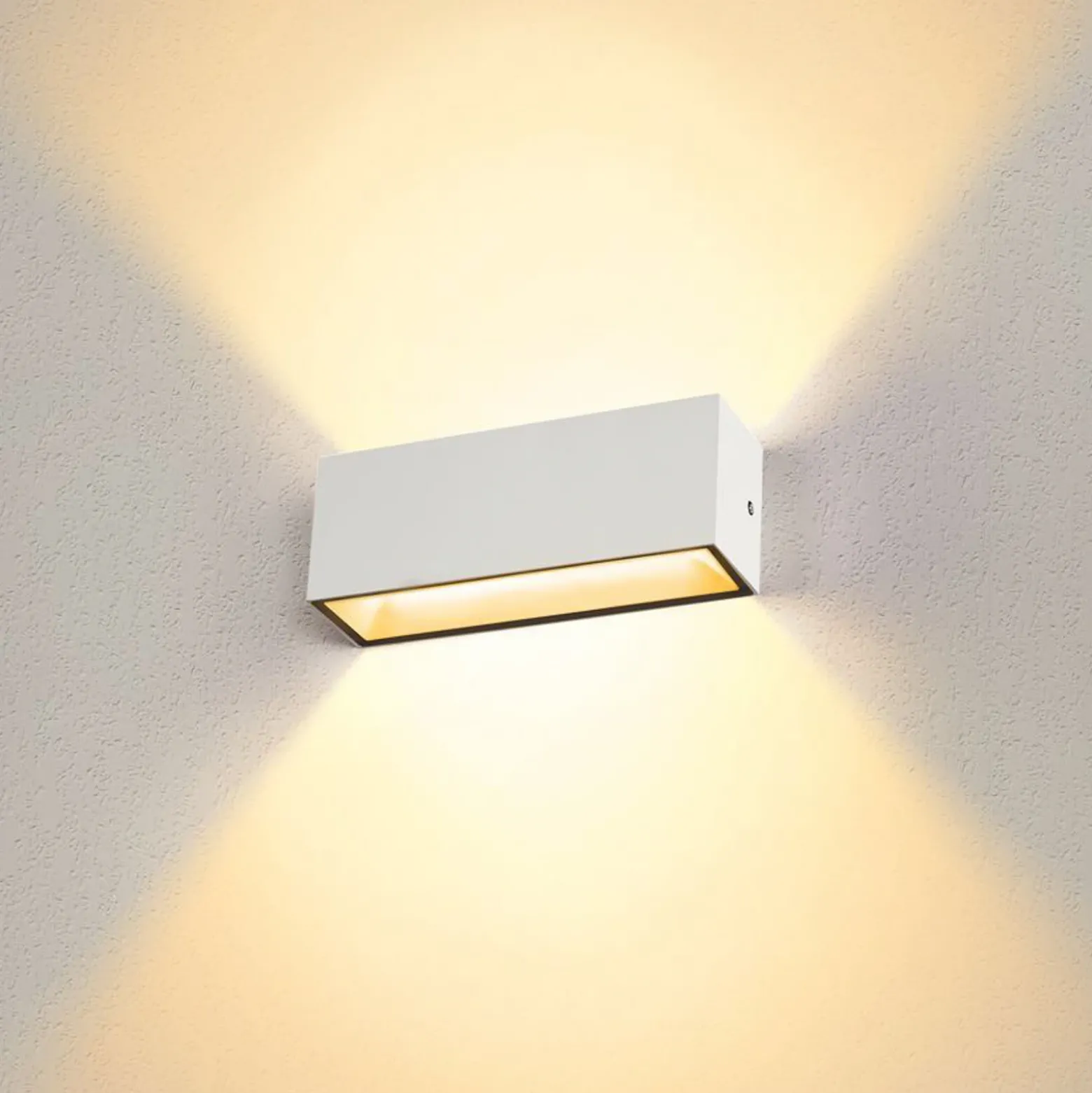 SLV Sitra Aplique de exterior LED Up/Down 30cm blanco