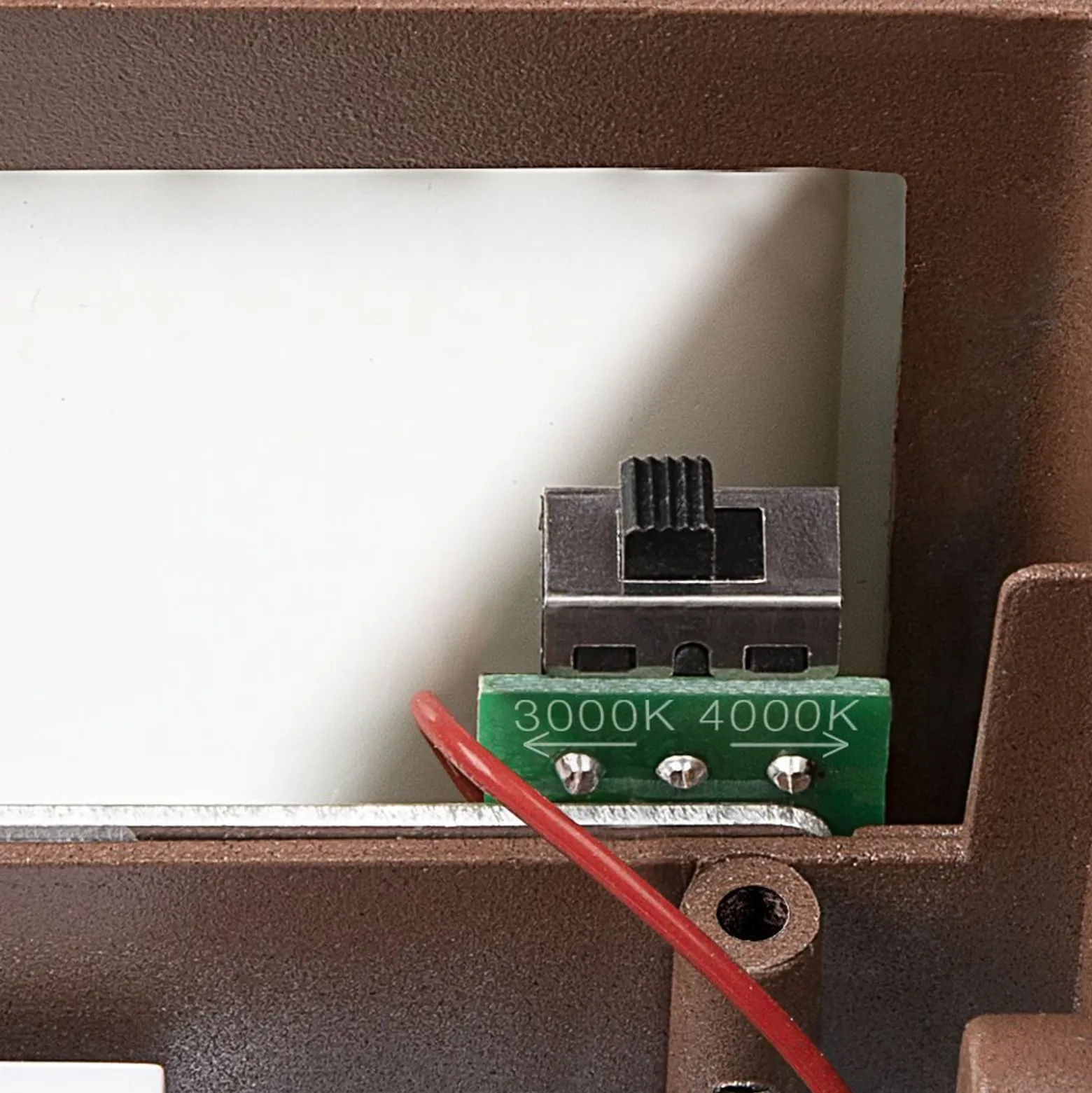 SLV Sitra Aplique de exterior LED Up/Down 30cm óxido