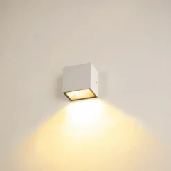 SLV Sitra Aplique LED para exterior down, blanco