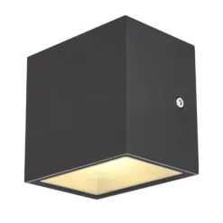 SLV Sitra Cube Aplique para exterior LED, antracita