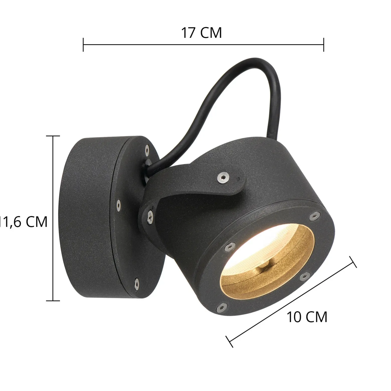 SLV Sitra downlight de exterior antracita