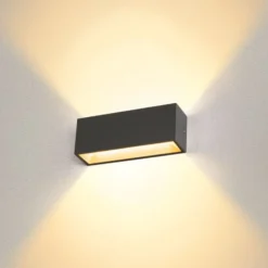 SLV Sitra LED aplique para exterior Up/down 30 antracita