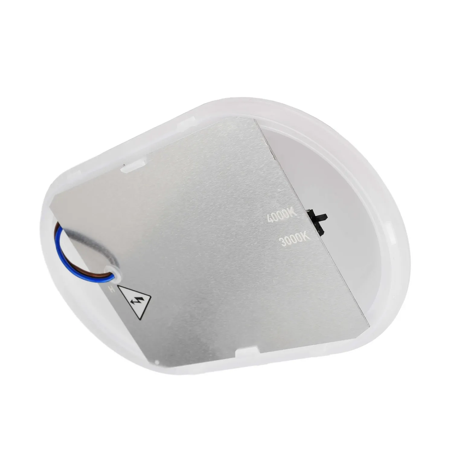 Sotano lámpara resistente a la humedad, blanco, interruptor DIP