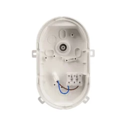 Sotano lámpara resistente a la humedad, blanco, interruptor DIP